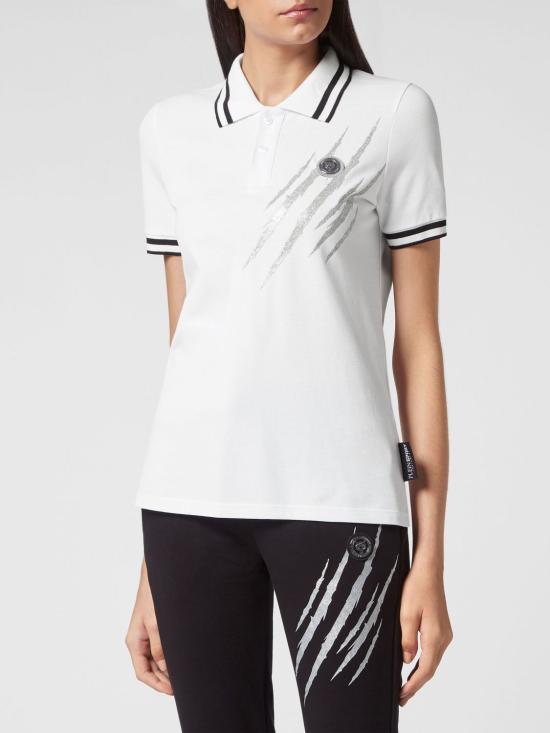 26SS 플레인스포츠 폴로 티셔츠 SACCWTK2708STE003N 01 White