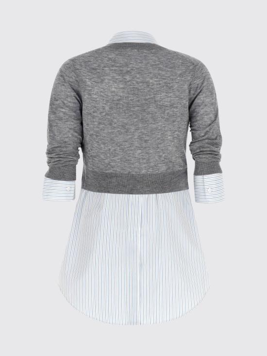 26FW 알렉산더 왕 셔츠 1KC3261082 030 Grey - ALEXANDER WANG