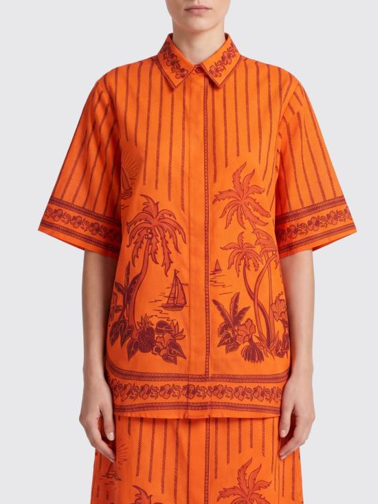 26FW 알레메 블라우스 7268T Orange