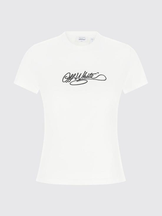 26FW 오프화이트 반팔 티셔츠 2FA00411T W102 White - OFF WHITE