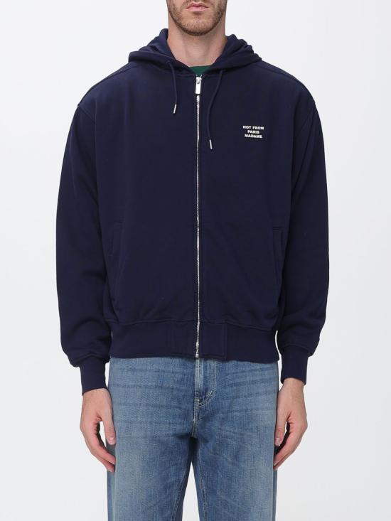 26FW 드롤드무슈 긴팔 티셔츠 PERMHO207CO312 NY Navy
