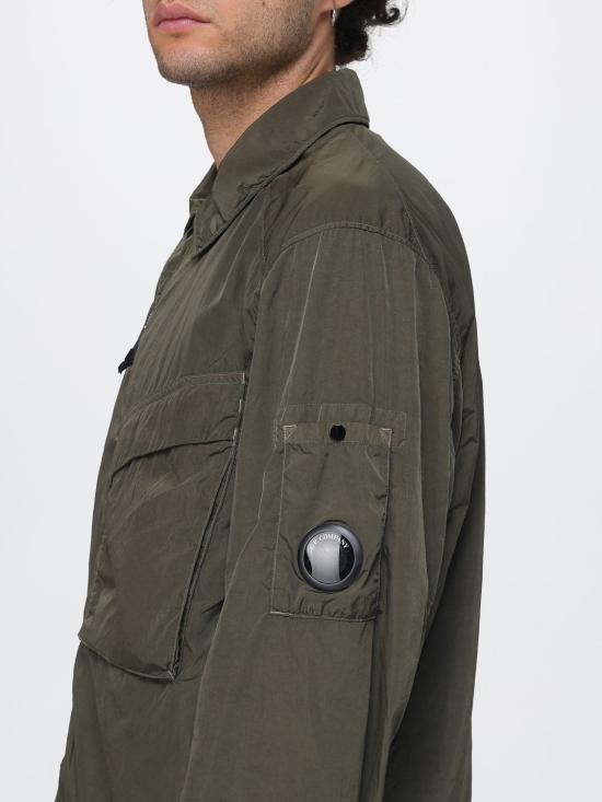 26FW 씨피 컴퍼니 긴팔 셔츠 21CMOS120A005904G 683 Green - C.P. COMPANY