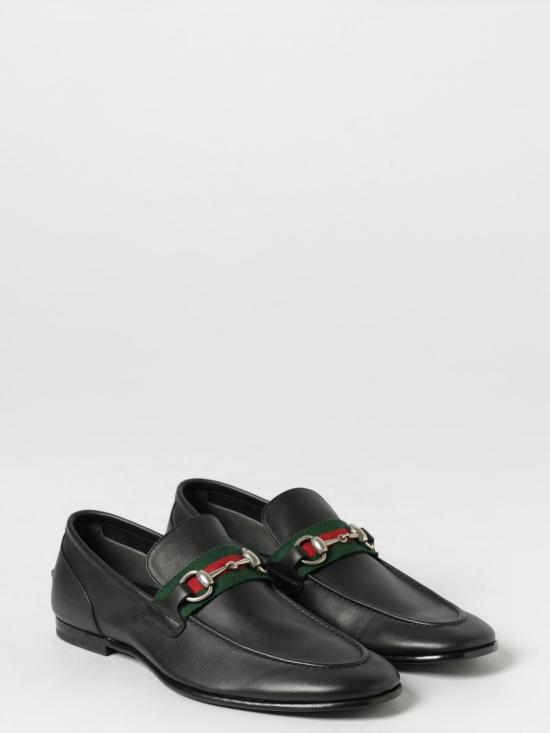 26FW 구찌 코모 홀스빗 레더 로퍼 874936AAGSM 1060 Black - GUCCI