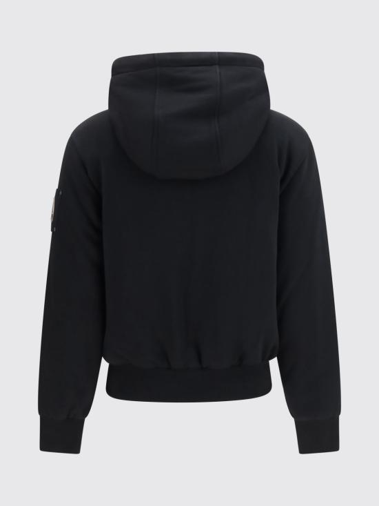 26FW 무스너클 후드 티셔츠 M36LS636 313 Black - MOOSE KNUCKLES