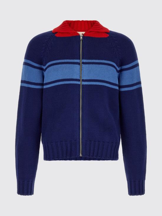 26FW 마르니 집업 니트 CDMG0193Q0UFC851 00B60 Blue - MARNI