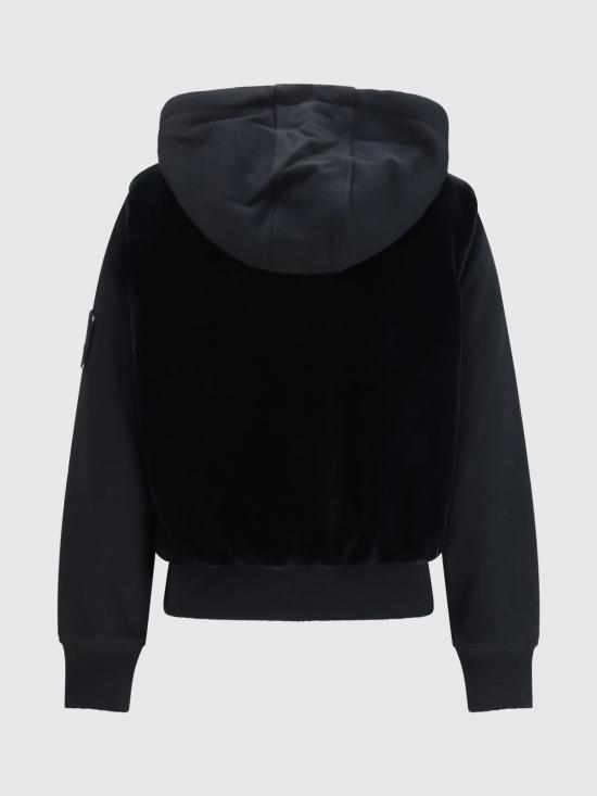 26FW 무스너클 후드 티셔츠 M15LS610 292 Black - MOOSE KNUCKLES