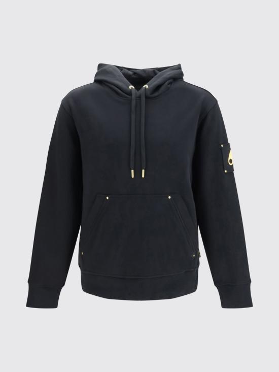 26FW 무스너클 긴팔 티셔츠 M35MS674G 292 Black - MOOSE KNUCKLES