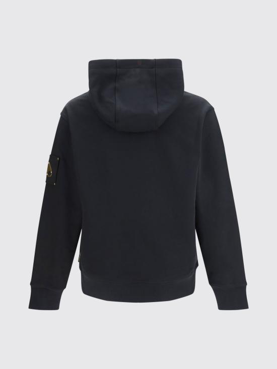 26FW 무스너클 긴팔 티셔츠 M35MS674G 292 Black - MOOSE KNUCKLES