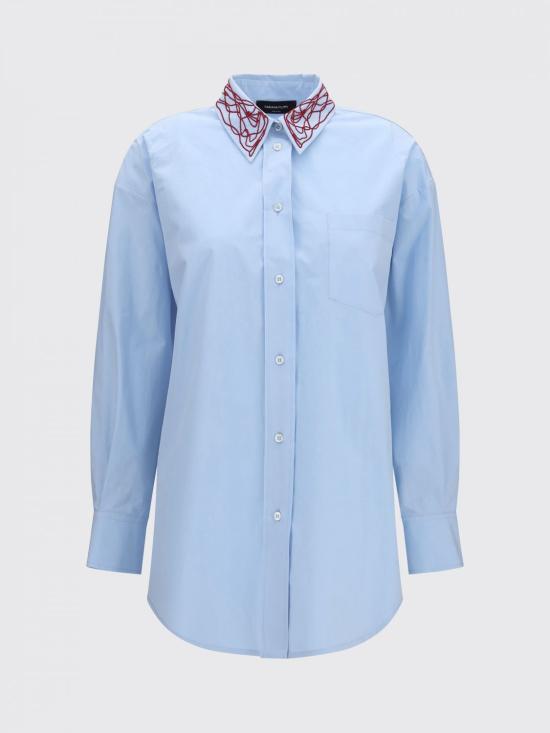 26FW 파비아나 필리피 셔츠 CAD216F416M269 VR4 Gnawed Blue - FABIANA FILIPPI