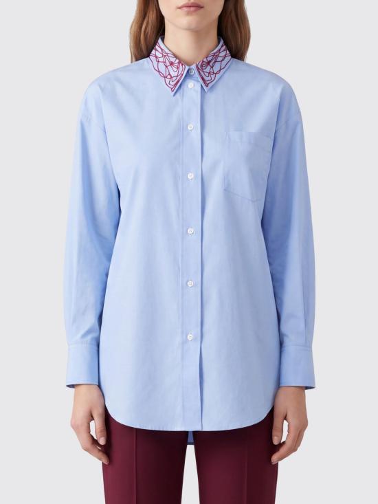26FW 파비아나 필리피 셔츠 CAD216F416M269 VR4 Gnawed Blue