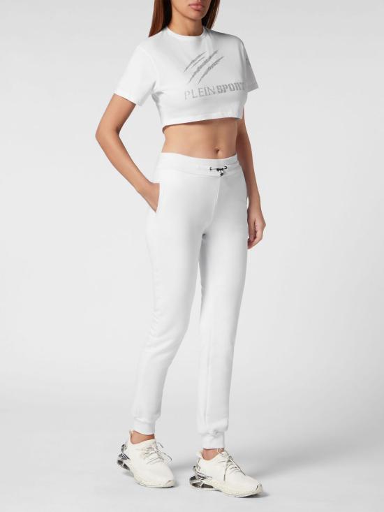 26SS 플레인스포츠 반팔 티셔츠 PADCWTK3209SJY001N 01 White - PLEIN SPORT