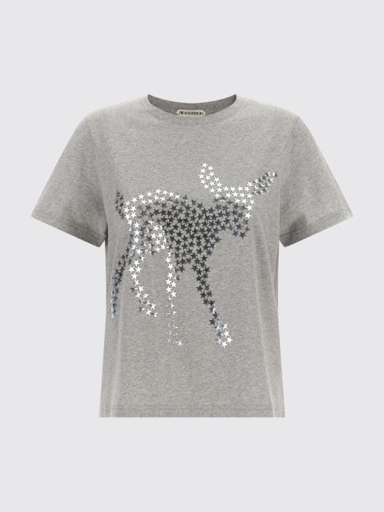 26FW JW앤더슨 반팔 티셔츠 JT0349PG2005 945 Grey - JW ANDERSON