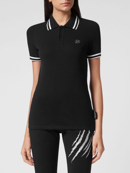 26SS 플레인스포츠 폴로 티셔츠 SACCWTK2709STE003N 02 Black