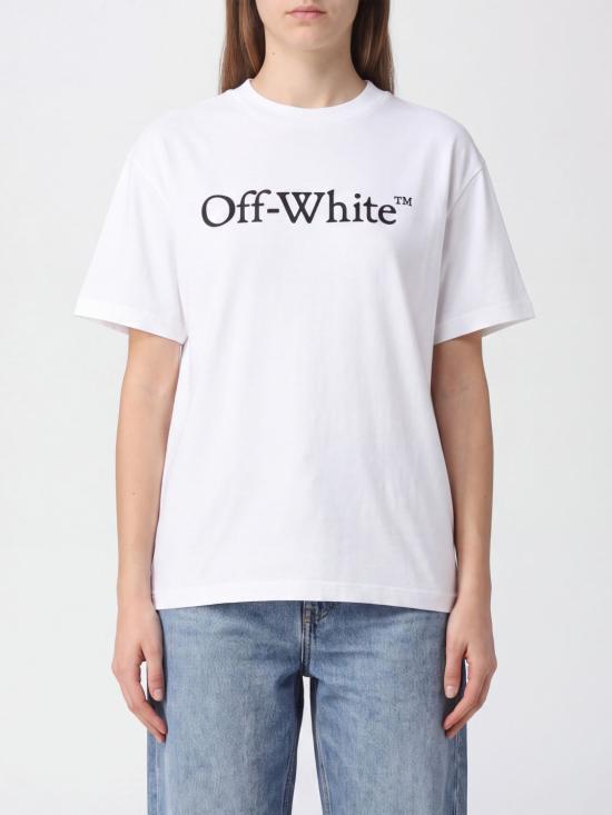 26FW 오프화이트 반팔 티셔츠 2FA00677T W102 White