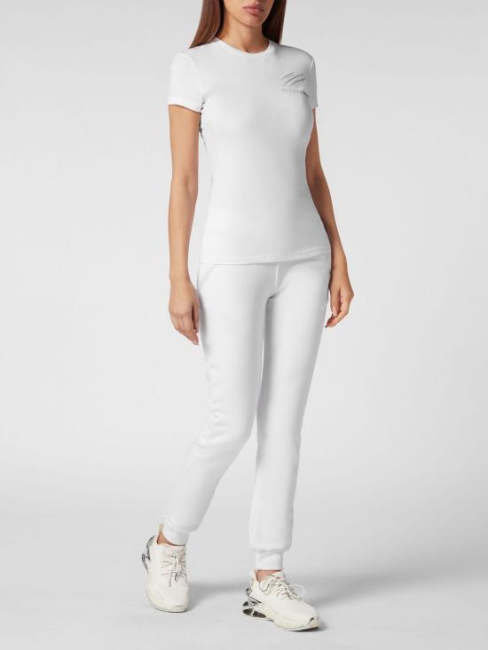 26SS 플레인스포츠 반팔 티셔츠 PADCWTK3211SJY001N 01 White - PLEIN SPORT