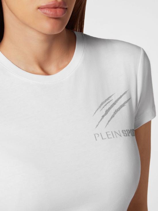 26SS 플레인스포츠 반팔 티셔츠 PADCWTK3211SJY001N 01 White - PLEIN SPORT
