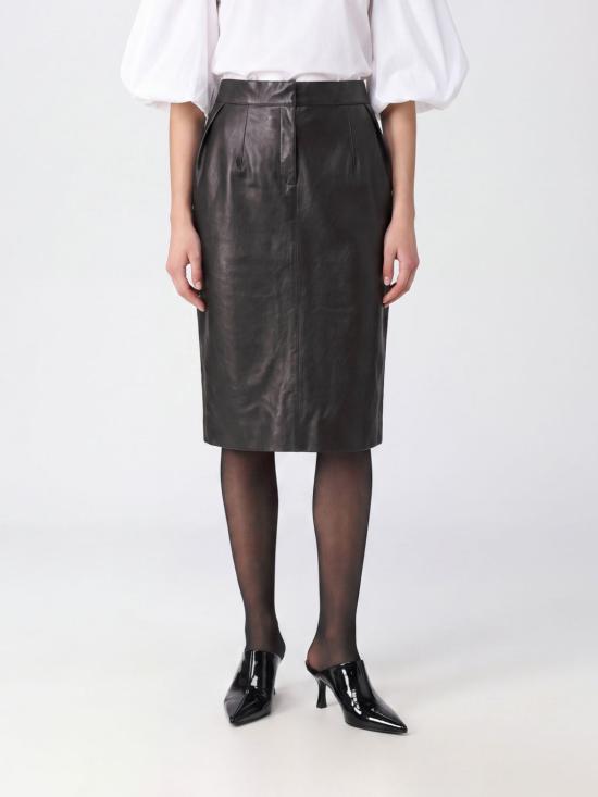 26FW 마그다뷰트림 스커트 300726 Black