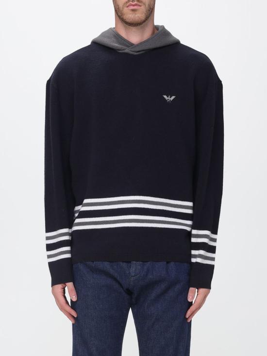 26FW 엠포리오 아르마니 긴팔 티셔츠 EM006285AF18099 MB015 Blue