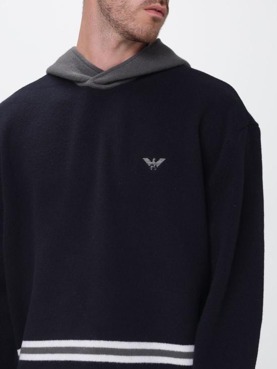 26FW 엠포리오 아르마니 긴팔 티셔츠 EM006285AF18099 MB015 Blue - EMPORIO ARMANI