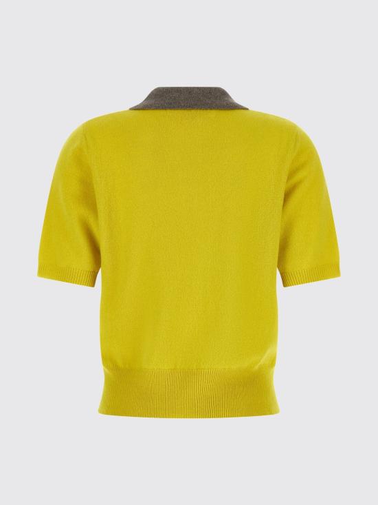 26FW 마르니 폴로 티셔츠 POMD0068EQUFX331 MXV42 Yellow - MARNI