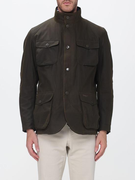 26FW 바버 오그스톤 왁스 자켓 MWX0700 OL51 Brown