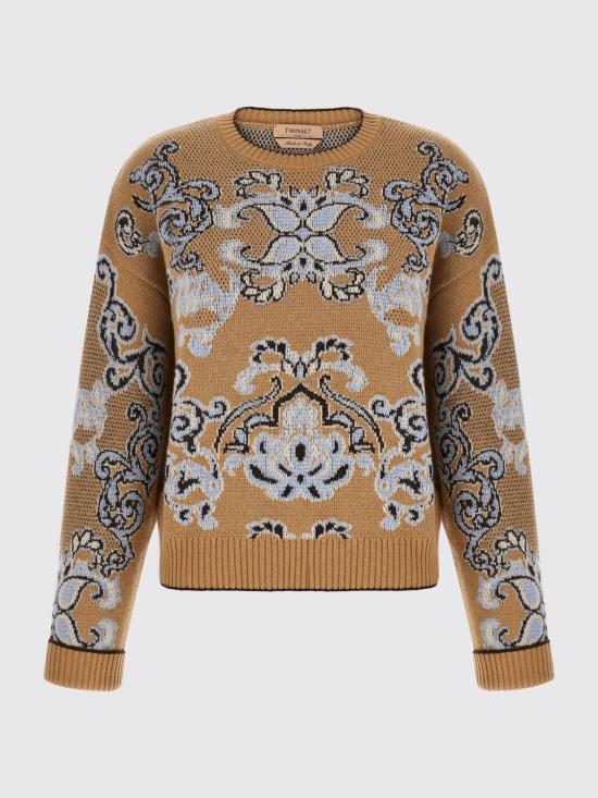 26FW 트윈셋 스웨터 262TP3483 13972 Brown - TWINSET