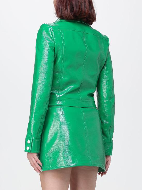 26FW 쿠레쥬 가죽 자켓 826CBL005VY0014 8000 Green - COURREGES