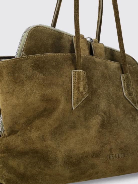 26FW 디 아티코 라 파세지아타 미디엄 탑 핸들 백 250WAH00054LBT007AA 853 Kaki - THE ATTICO