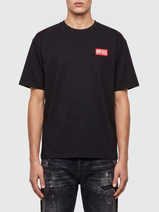 26FW 디젤 반팔 티셔츠 A149470NIAR 9XX Black