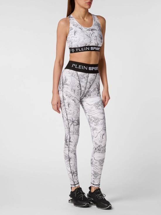26SS 플레인스포츠 레깅스 FADCWJT1954STE003N 01 White - PLEIN SPORT