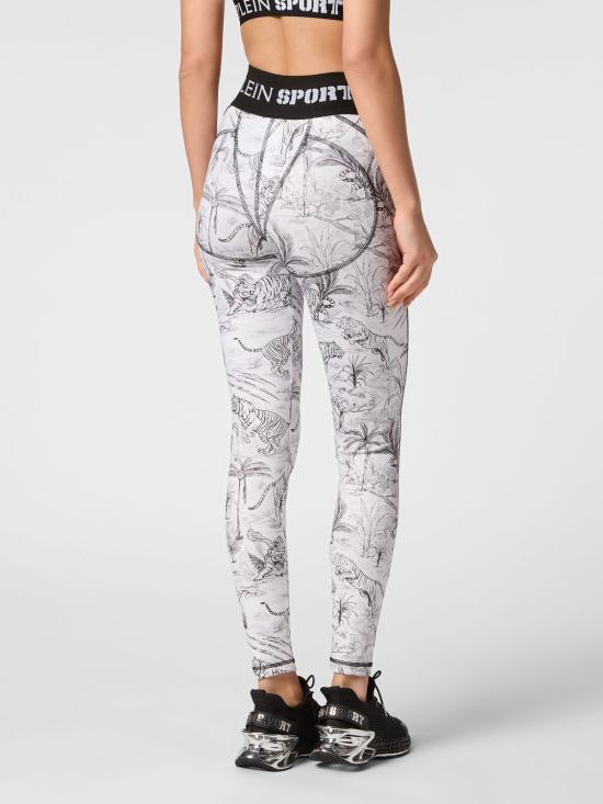 26SS 플레인스포츠 레깅스 FADCWJT1954STE003N 01 White - PLEIN SPORT