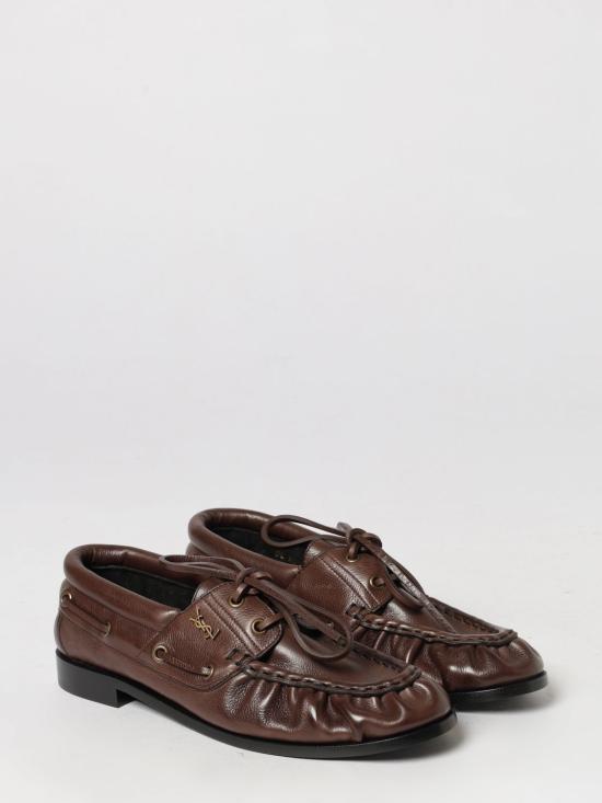 26FW 생로랑 로퍼 A002HL25VAA 2128 Brown - SAINT LAURENT