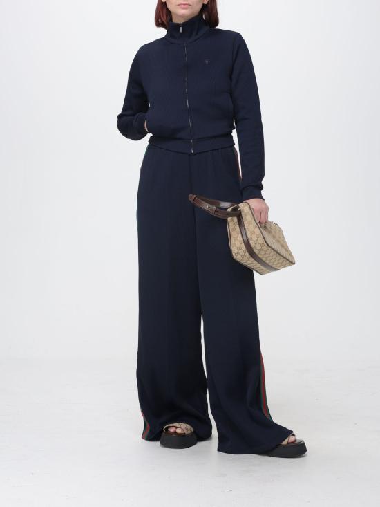 26FW 구찌 코튼 저지 레저 팬츠 코튼 저지 레저 팬츠 875675XJHYN 4294 Blue - GUCCI