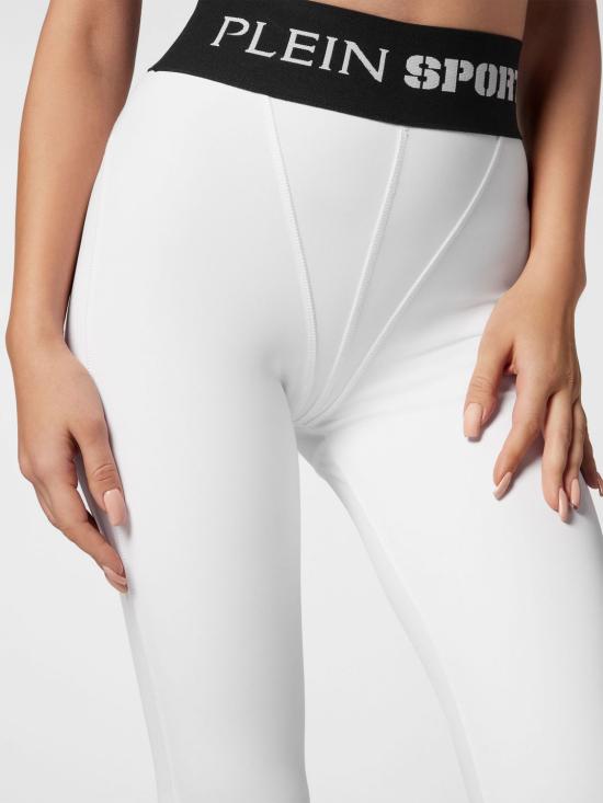 26SS 플레인스포츠 레깅스 PADCWJT1895STE003N 01 White - PLEIN SPORT