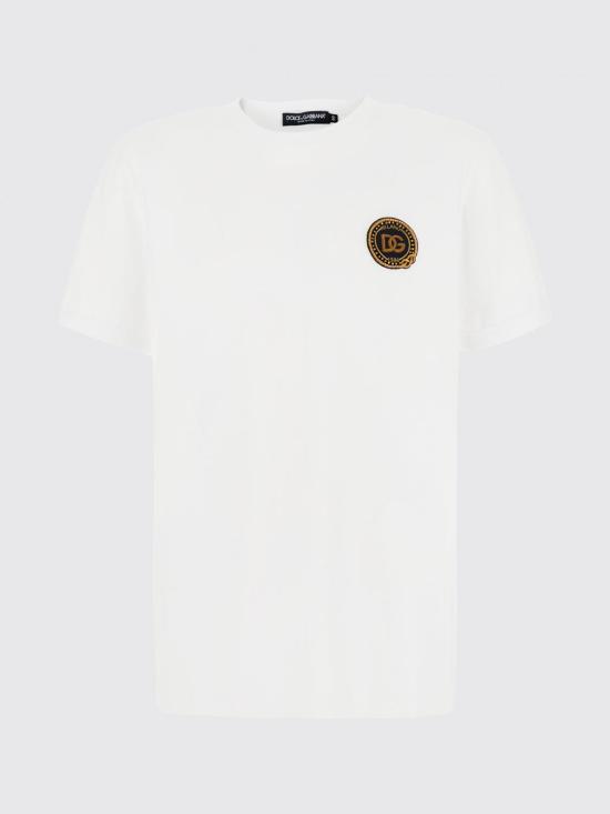 26FW 돌체앤가바나 반팔 티셔츠 G8PV1ZG7Q2N W0800 White - DOLCE & GABBANA