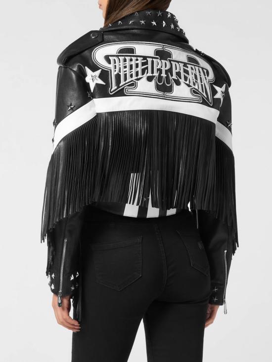 26FW 필립 플레인 가죽 자켓 AAECWLB1177PLE010N 02 Black - PHILIPP PLEIN