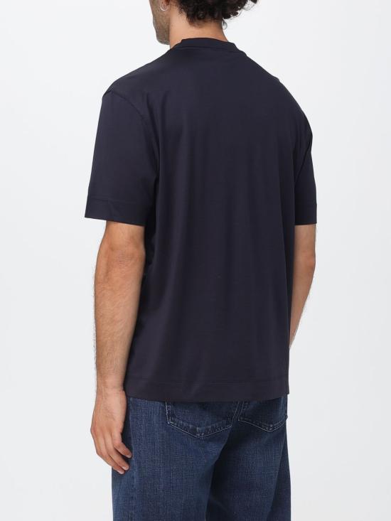 26FW 엠포리오 아르마니 반팔 티셔츠 EM006770AF10017 MB841 Navy - EMPORIO ARMANI
