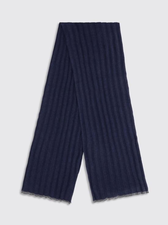 26FW 브루넬로 쿠치넬리 머플러/스카프 M2240819 CDJ59 Navy - BRUNELLO CUCINELLI