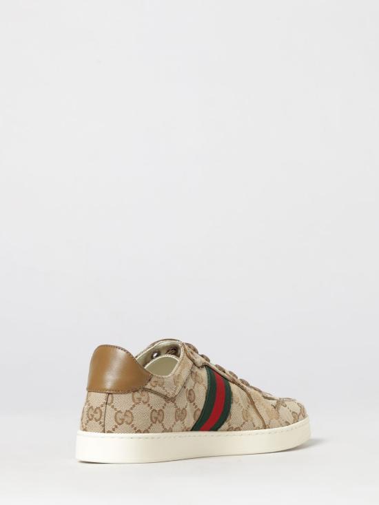 26FW 구찌 스트레치 로우탑 스니커즈 871608FAF48 9644 Beige - GUCCI