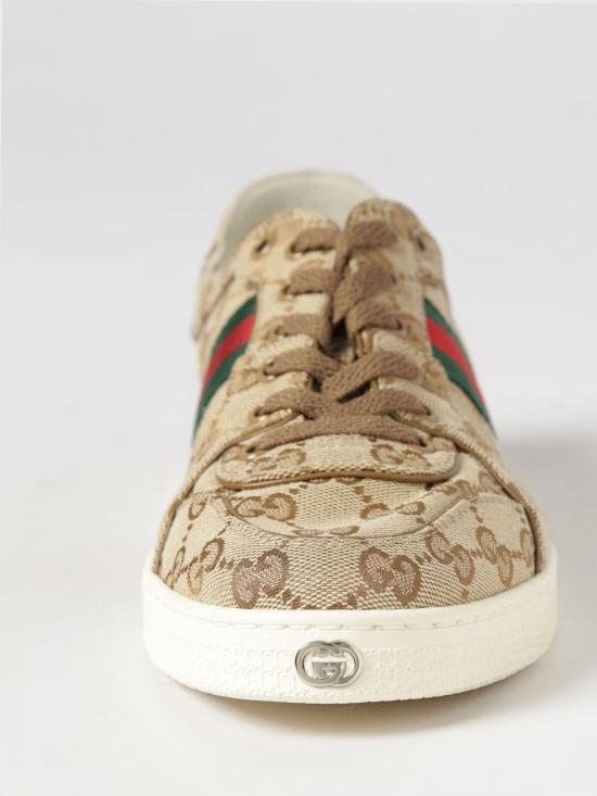 26FW 구찌 스트레치 로우탑 스니커즈 871608FAF48 9644 Beige - GUCCI