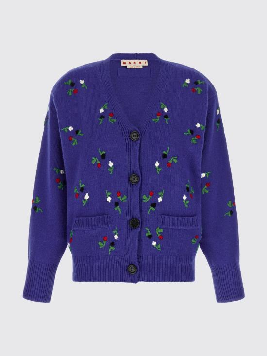 26FW 마르니 가디건 CDMD0463S0UFZ415 FLB59 Blue - MARNI