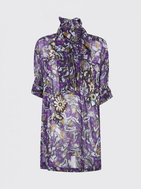 26FW 드리스 반 노튼 블라우스 2621307134012 401 Pink - DRIES VAN NOTEN