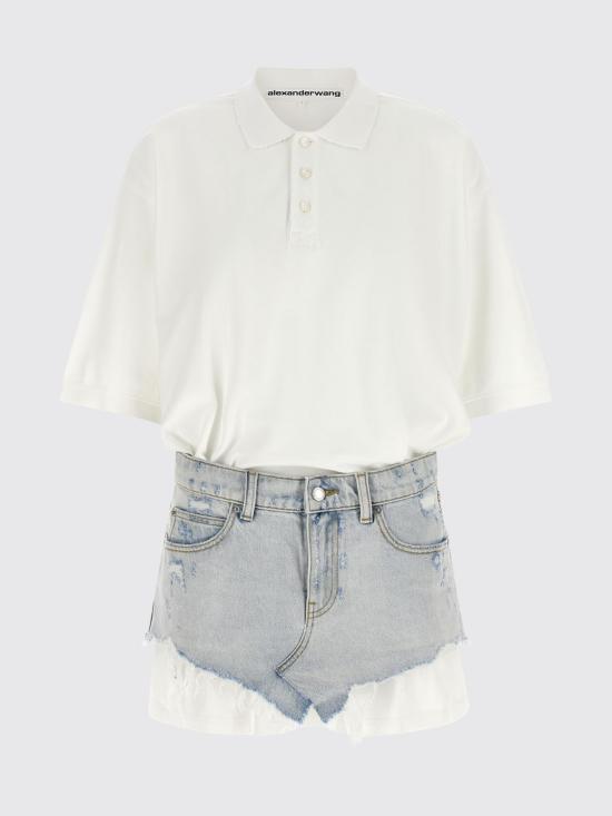 26FW 알렉산더 왕 롱 원피스 4DC3266121 494C Multicolor - ALEXANDER WANG
