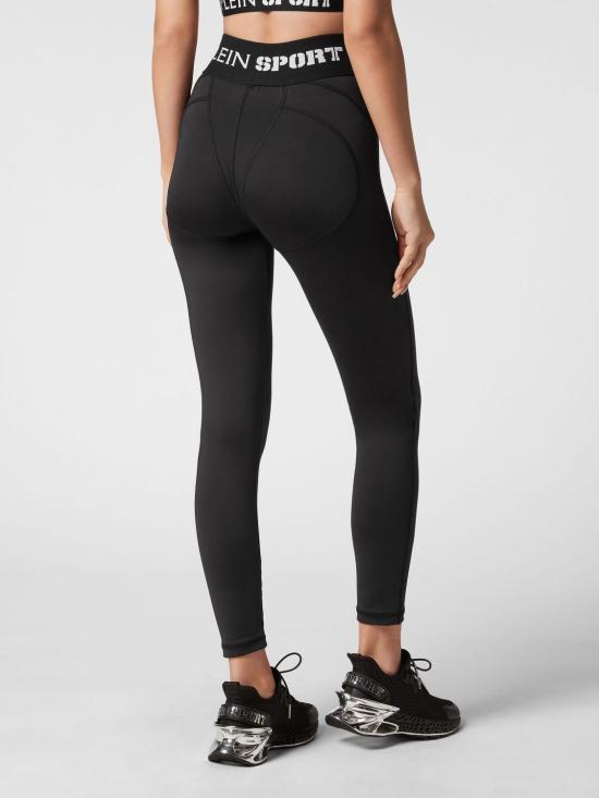 26SS 플레인스포츠 레깅스 PADCWJT1895STE003N 02 Black - PLEIN SPORT