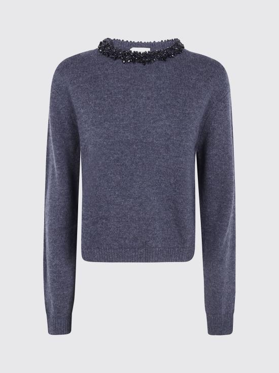 26FW 세미쿠튀르 스웨터 Y6WH71 Y47 Grey - SEMI-COUTURE