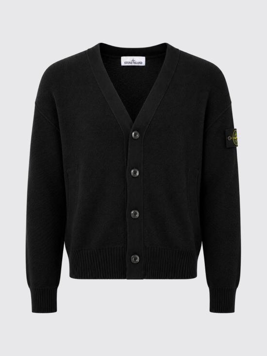 26FW 스톤 아일랜드 가디건 5100010S01C4 V0029 Black - STONE ISLAND