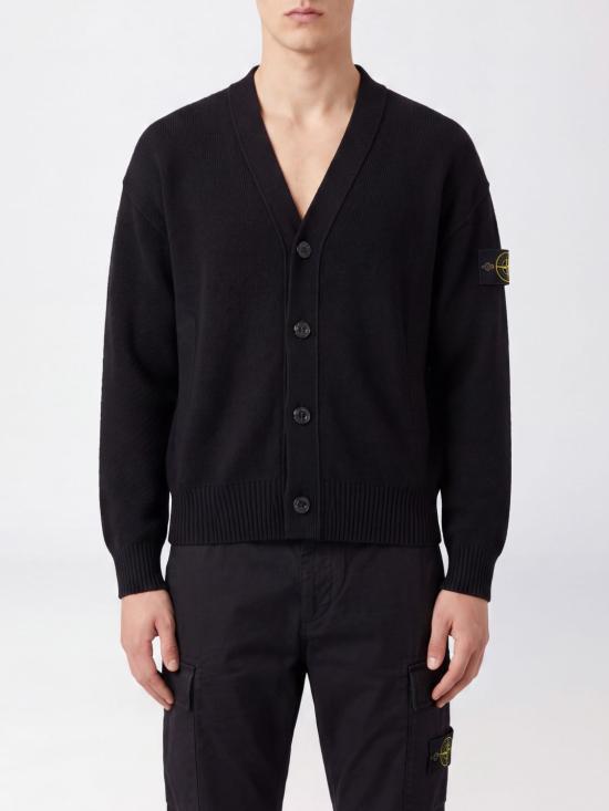 26FW 스톤 아일랜드 가디건 5100010S01C4 V0029 Black