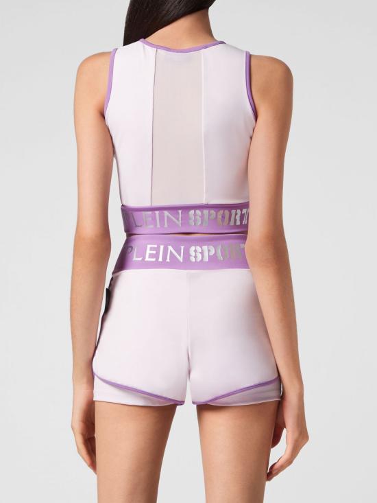 26SS 플레인스포츠 탑 SACCWJK0083STE003N 30 Lilac - PLEIN SPORT