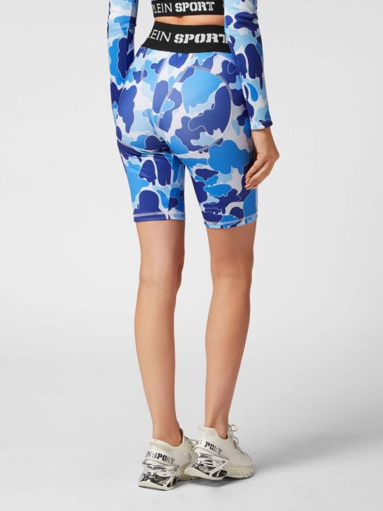 26SS 플레인스포츠 숏팬츠 PADCWJT1904STE003N 07 Turquoise - PLEIN SPORT