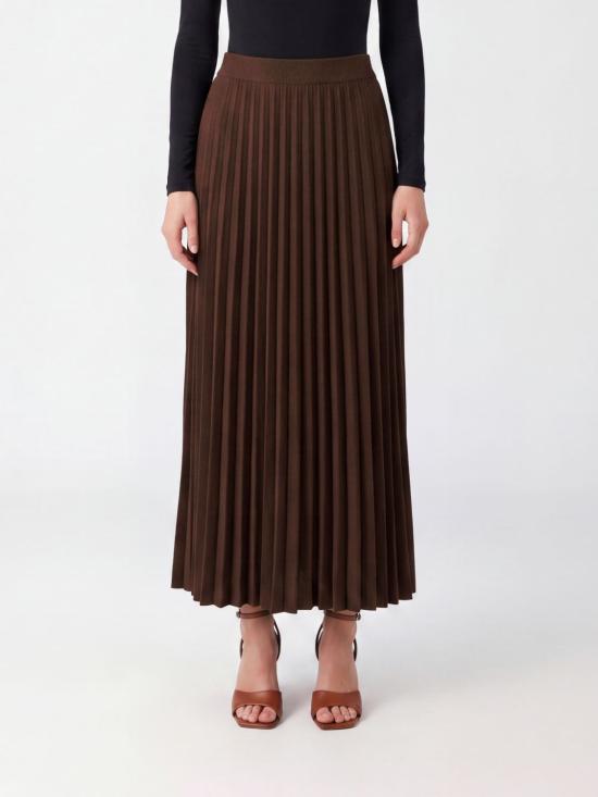 26FW 파비아나 필리피 롱 스커트 GND216F339D230 1269 Brown